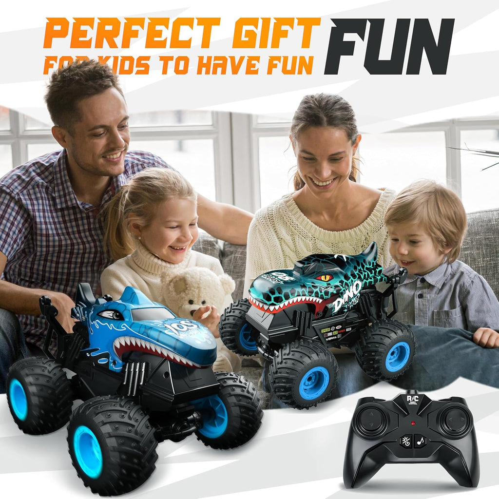 BEZGAR Monster Truck Toys - Camiones monstruo a control remoto con...