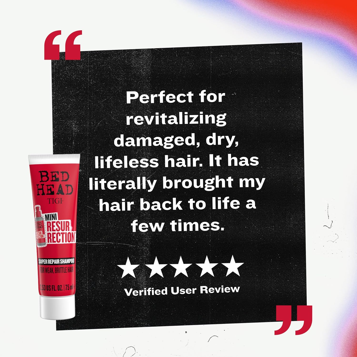 Bed Head by TIGI Resurrection Super Repair Shampoo Travel Mini - Ch...