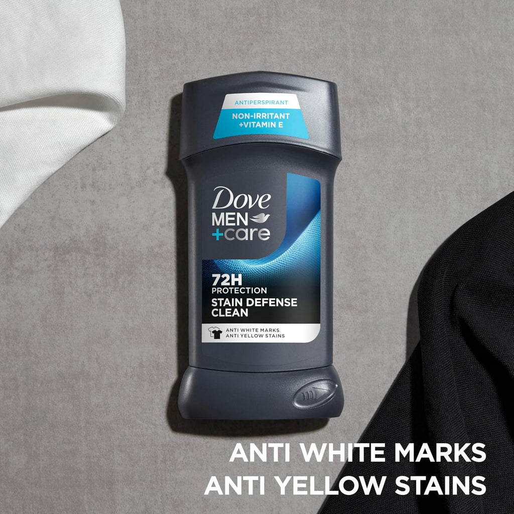 Dove Men+Care - Desodorante en barra para defensa de manchas para h...