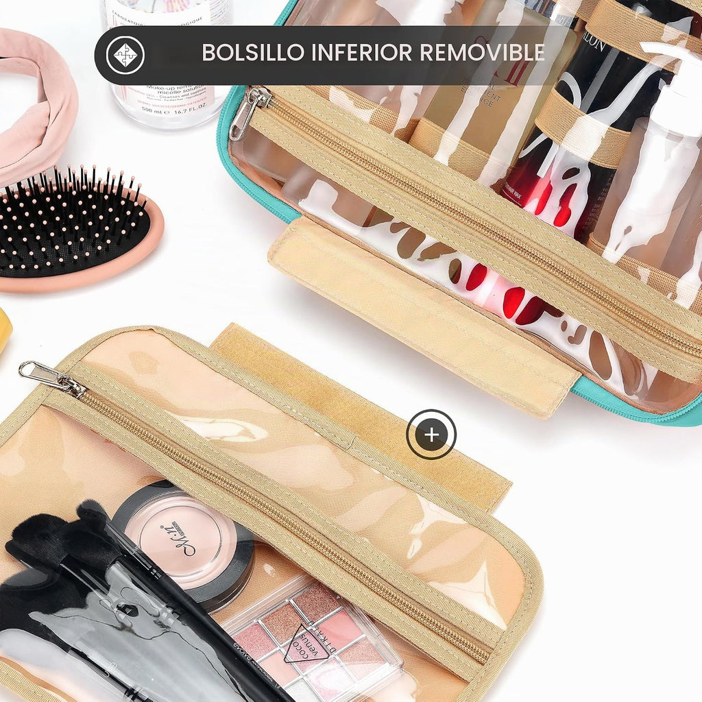 Neceser colgante de viaje para mujeres y hombres, con 6 fundas de b...
