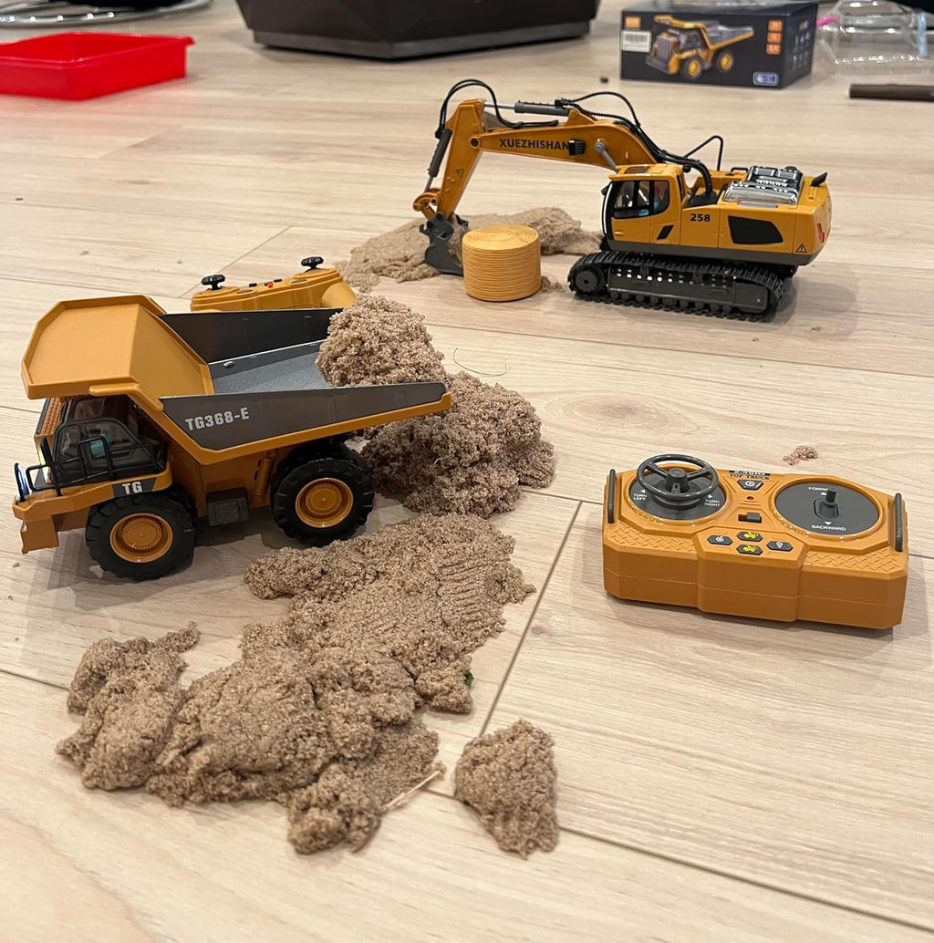 KIDMARKT Juguete de metal a control remoto para niños | Tractor de...