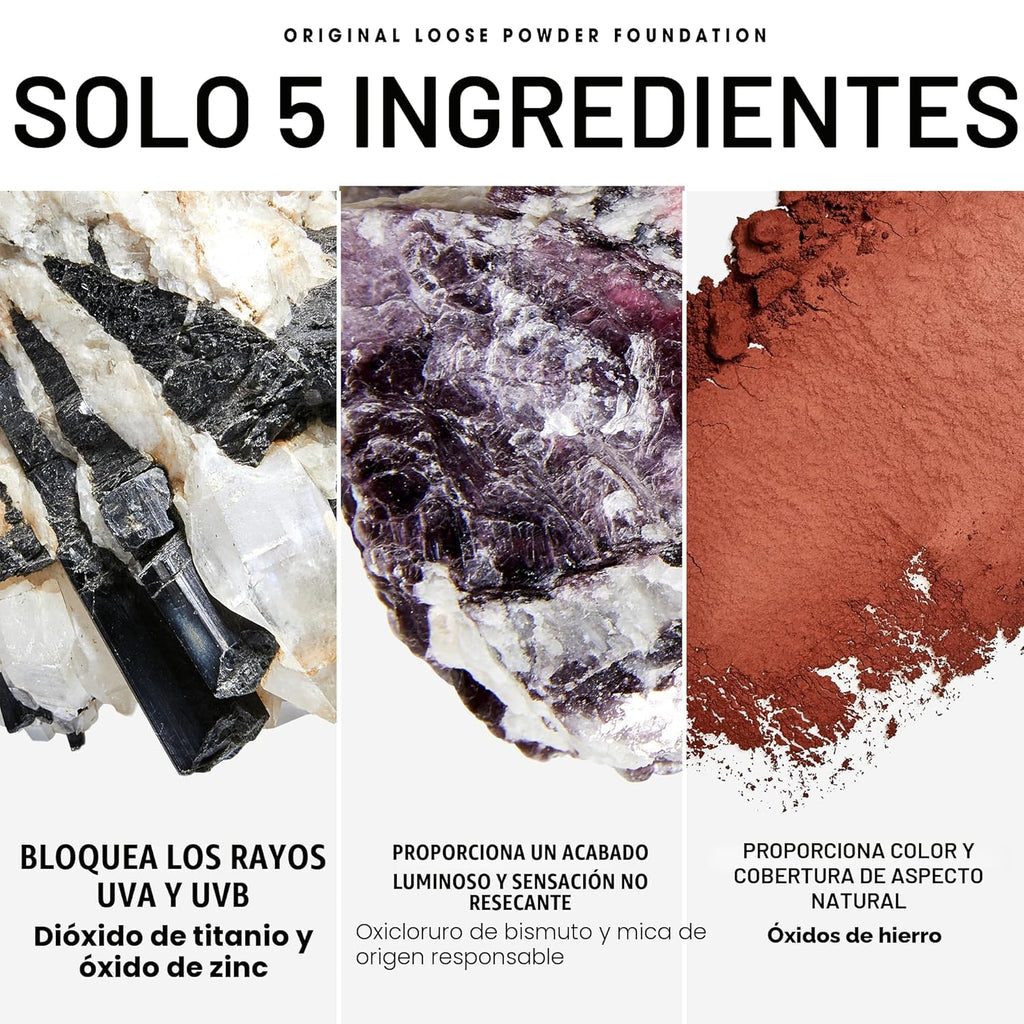 Kit Original Get Started de bareMinerals, Set de Maquillaje de 3 Pi...