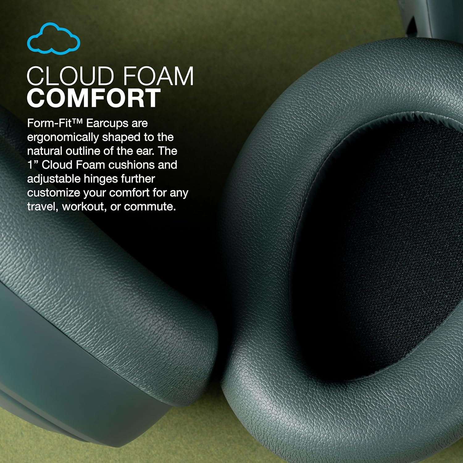 JLab JBuds Lux ANC - Paquete de auriculares sobre la oreja con auri...