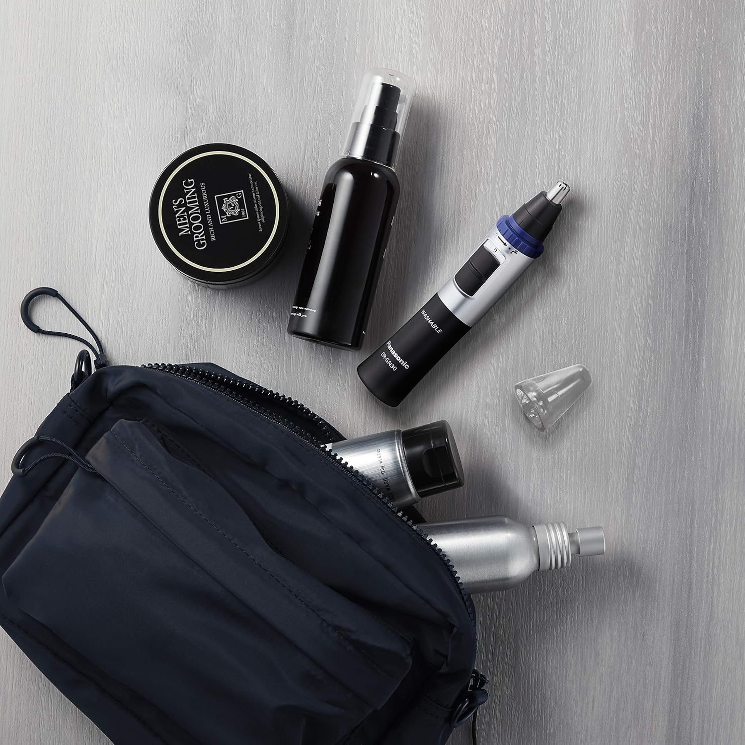 Panasonic ER-GN30-K - Recortadora de vello facial para nariz, oreja...