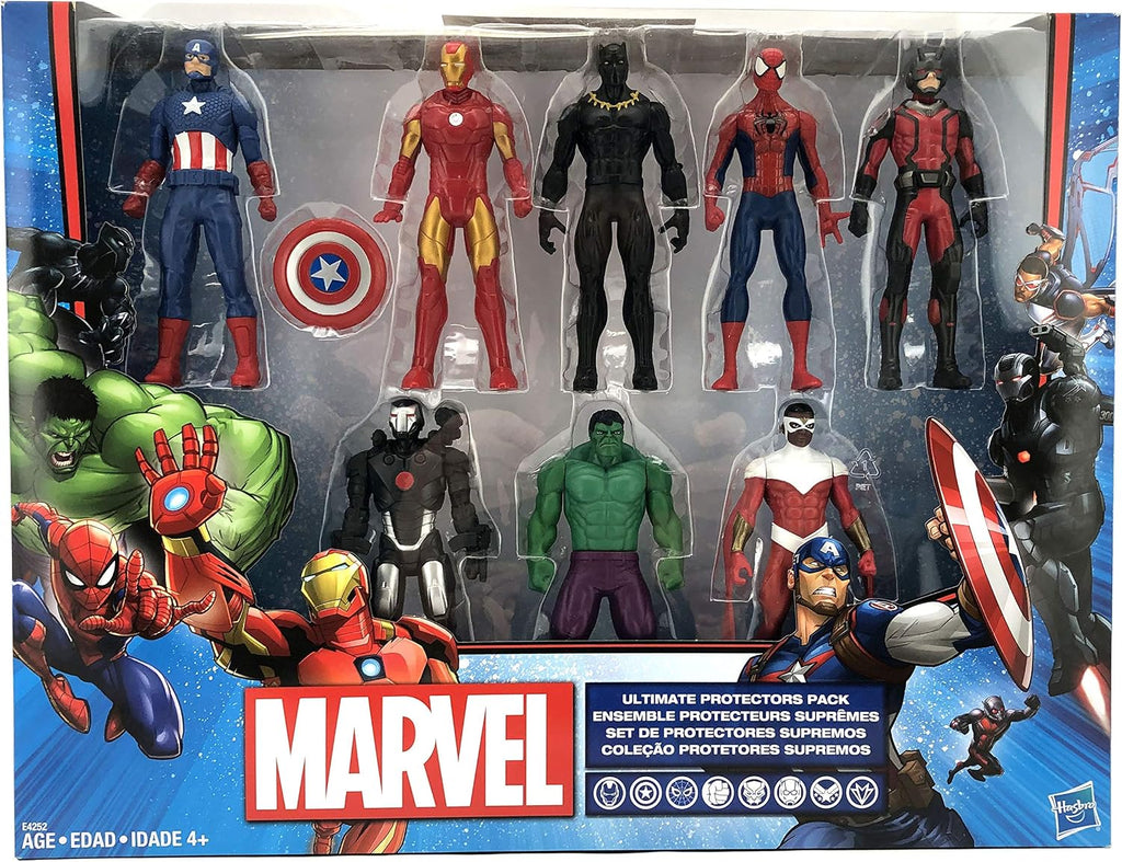 Figuras de acción de Marvel Avengers - Iron Man, Hulk, Black Panthe...