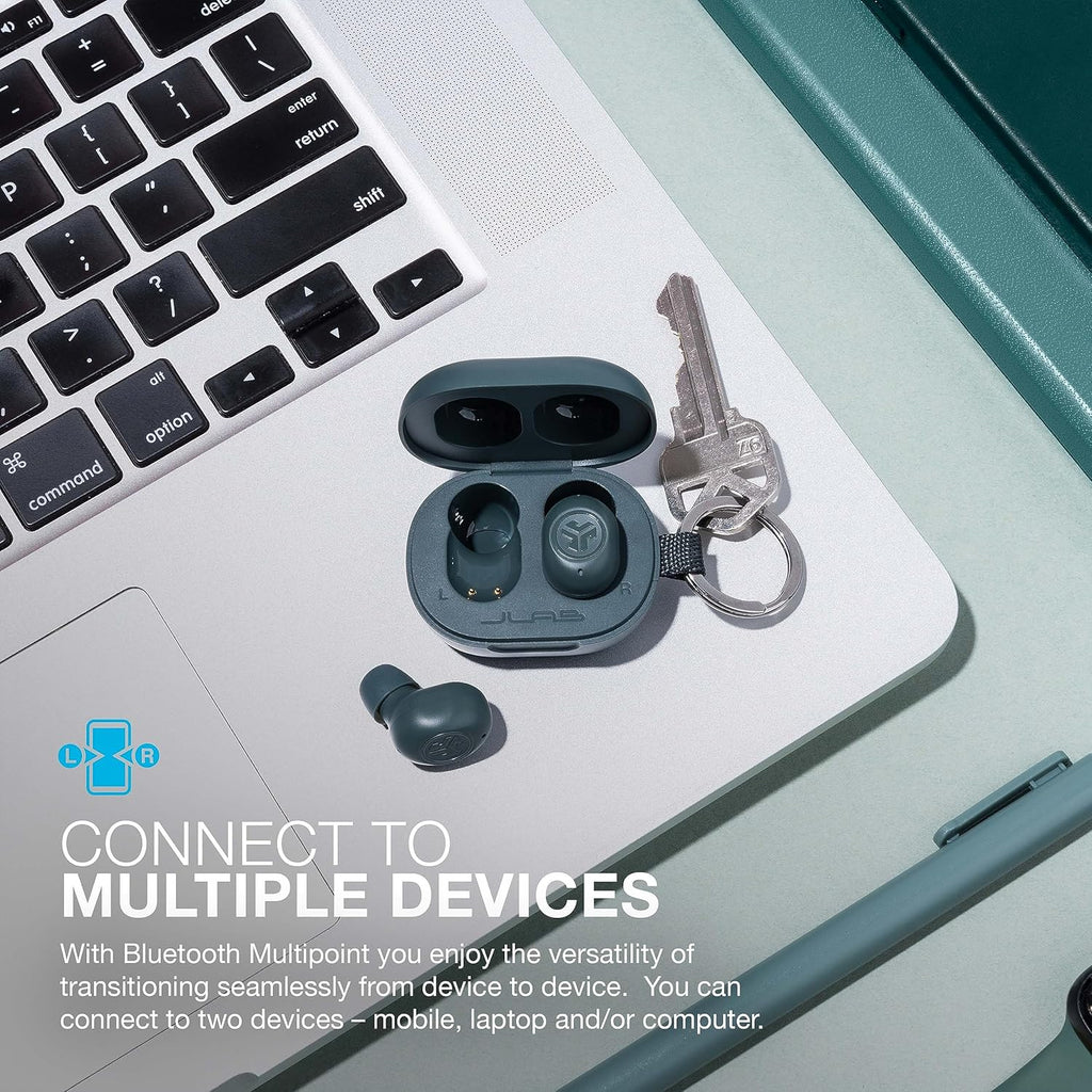 JLab JBuds Lux ANC - Paquete de auriculares sobre la oreja con auri...
