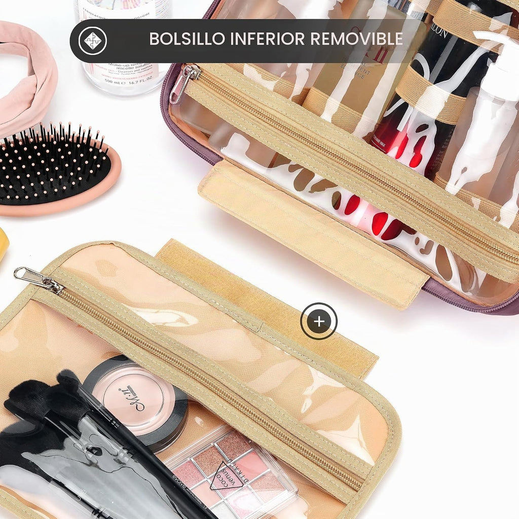 Neceser colgante de viaje para mujeres y hombres, con 6 fundas de b...