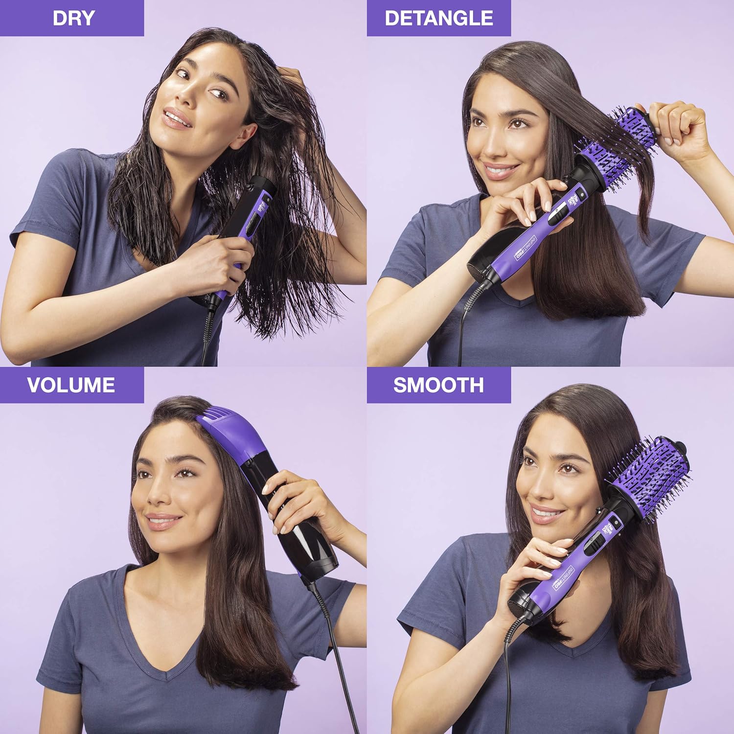 INFINITIPRO by CONAIR The Knot Dr. - Cepillo secador All-In-One, se...