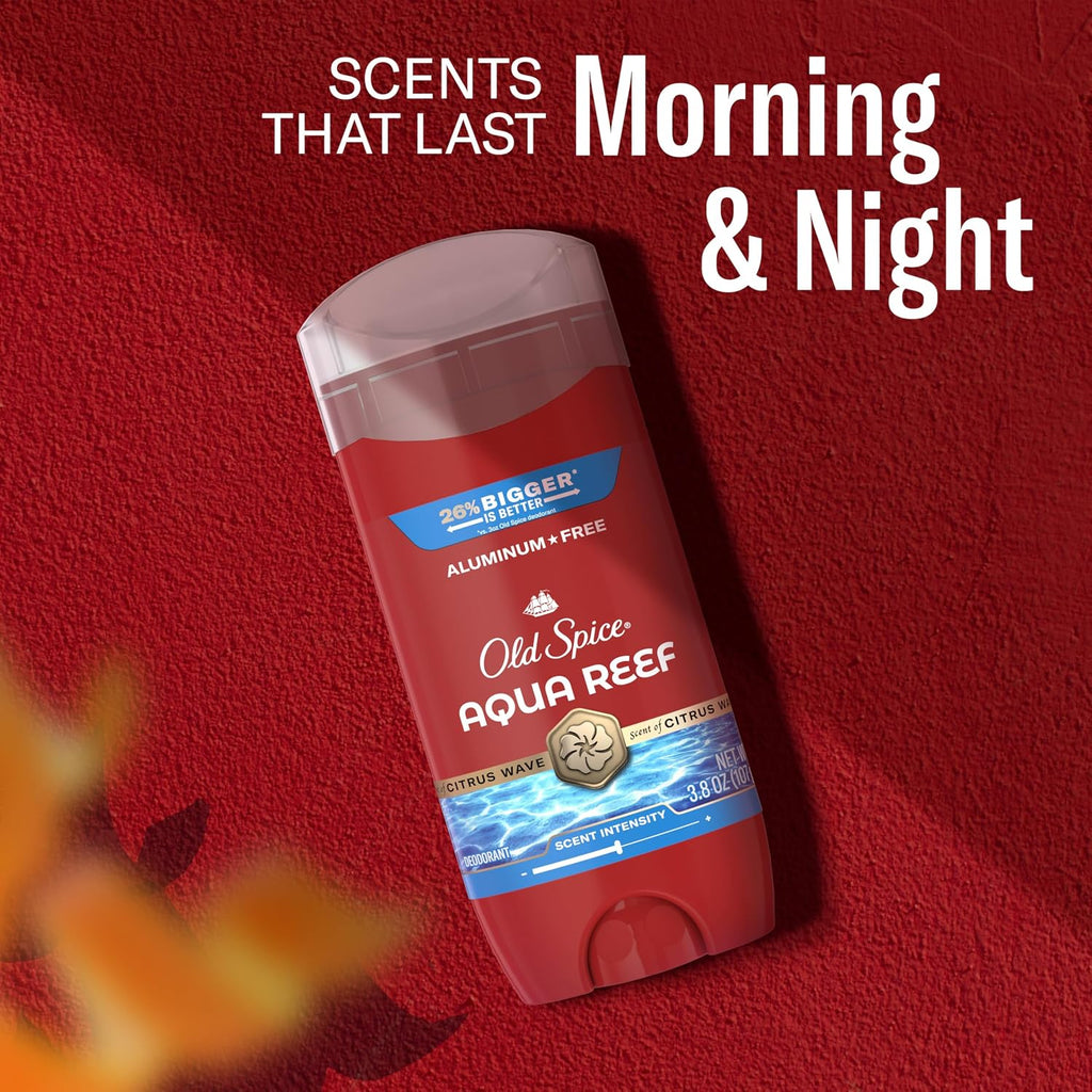 Old Spice Desodorante sin aluminio para hombres, protección contra...