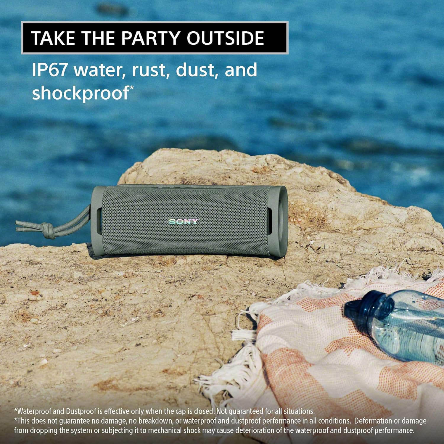 Sony ULT Field 1 - Altavoz Bluetooth portátil impermeable, graves m...