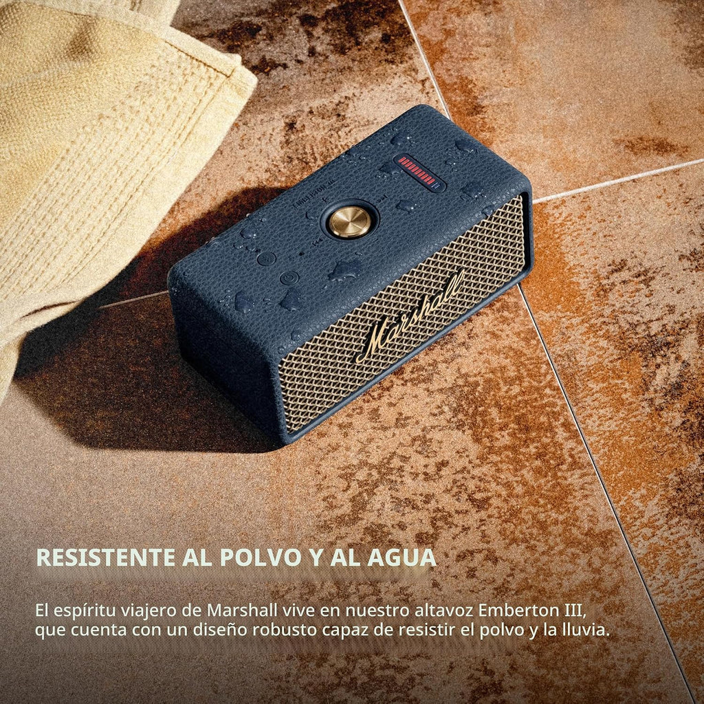 Marshall Emberton III Altavoz Bluetooth Portátil - Diseño Robusto I...