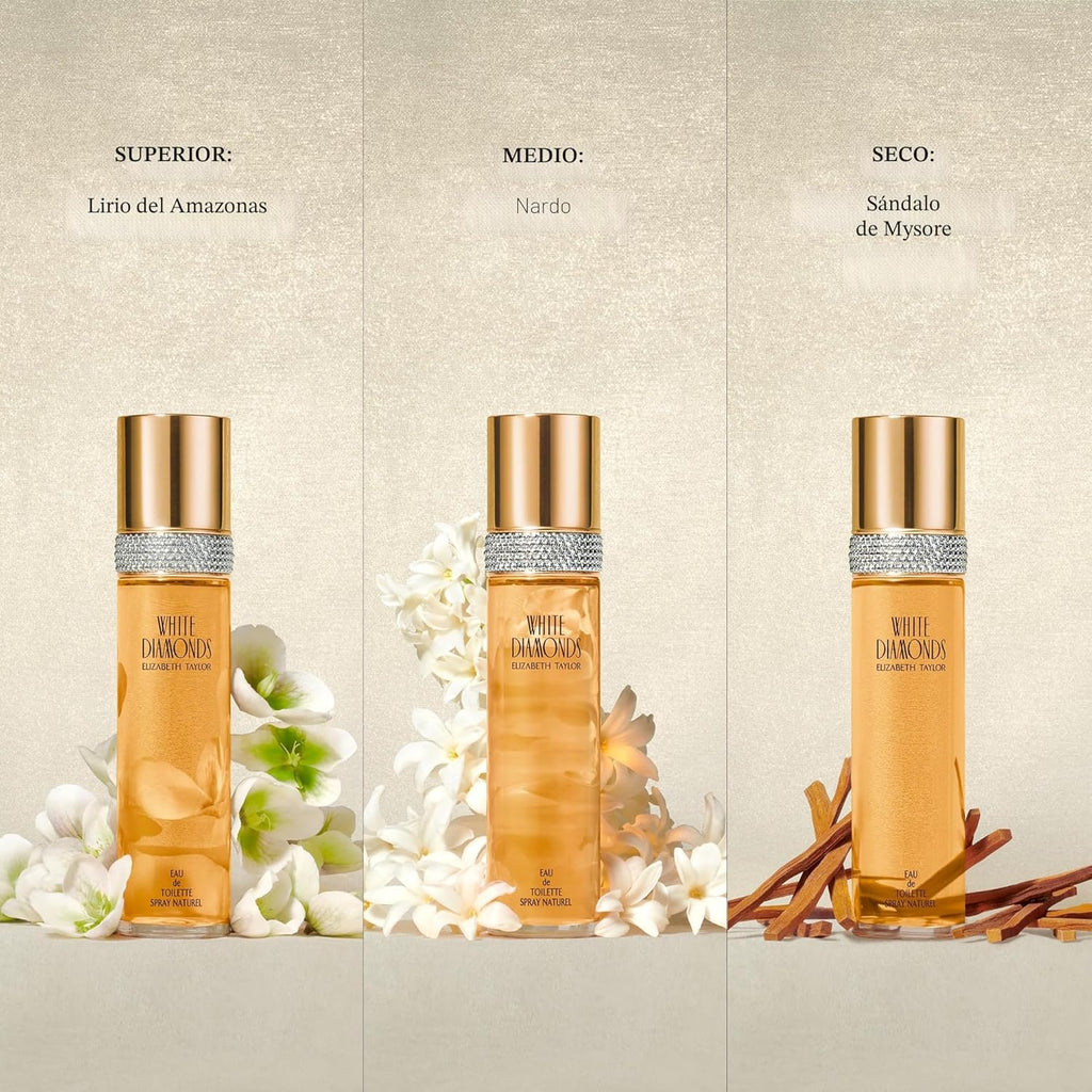 Elizabeth Taylor White Diamonds - Perfume para mujer, fragancia flo...