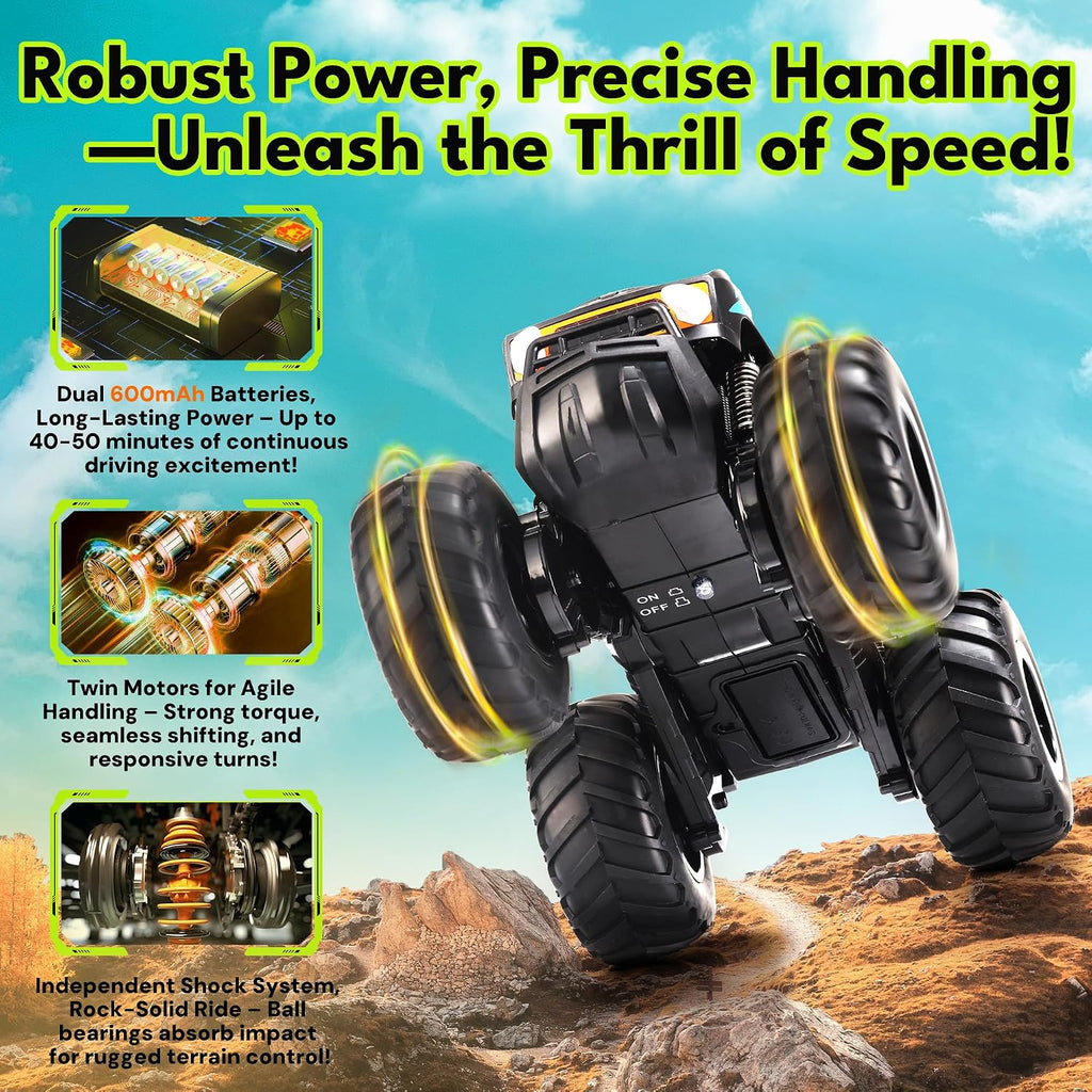 Threeking 1:16 Anfibio SUV Monster Truck All Terrain RC Car Crawler...