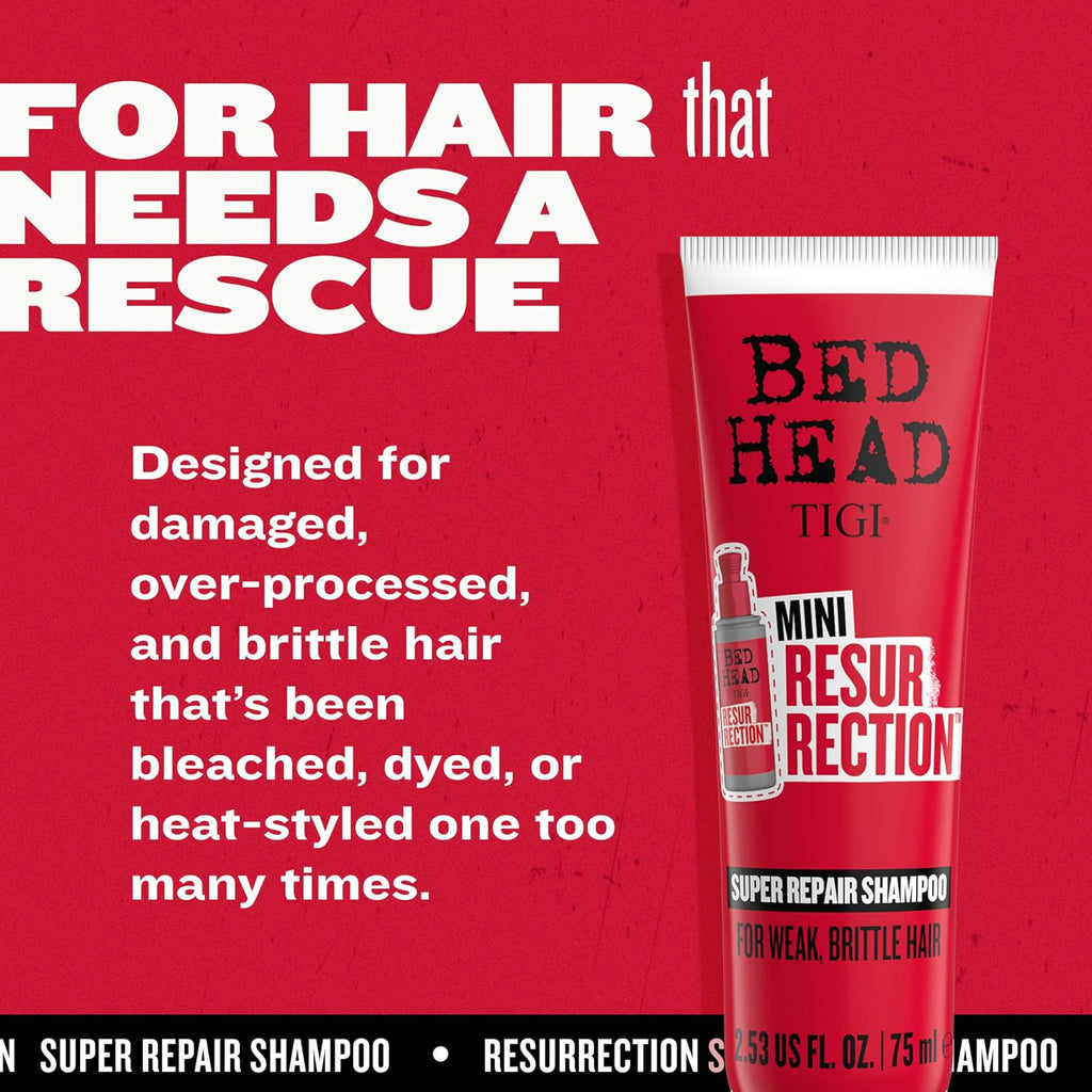 Bed Head by TIGI Resurrection Super Repair Shampoo Travel Mini - Ch...