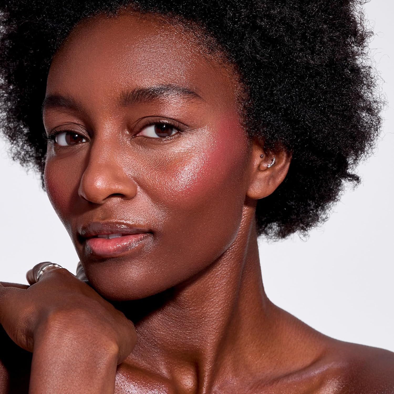 EarthsCure Crema Blush Stick (cereza profunda), tinte multiusos par...