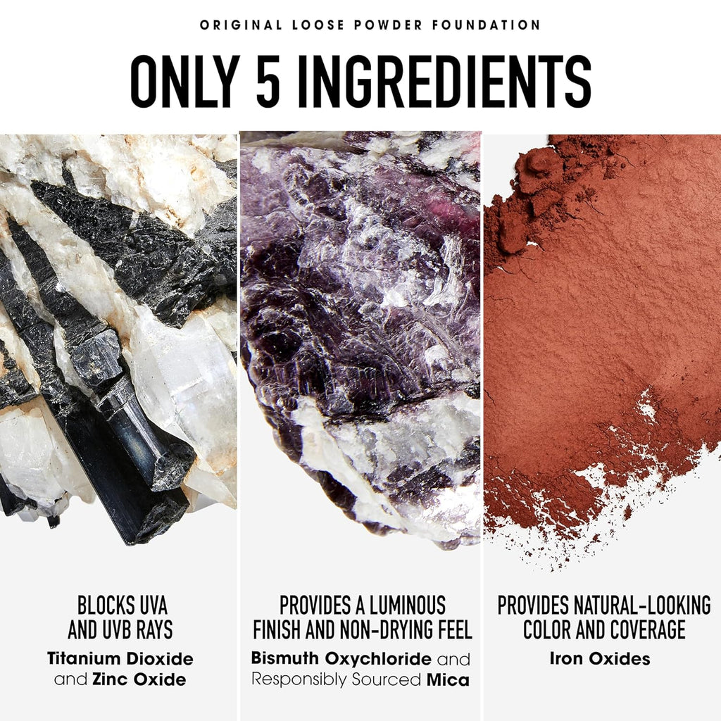 Kit Original Get Started de bareMinerals, Set de Maquillaje de 3 Pi...