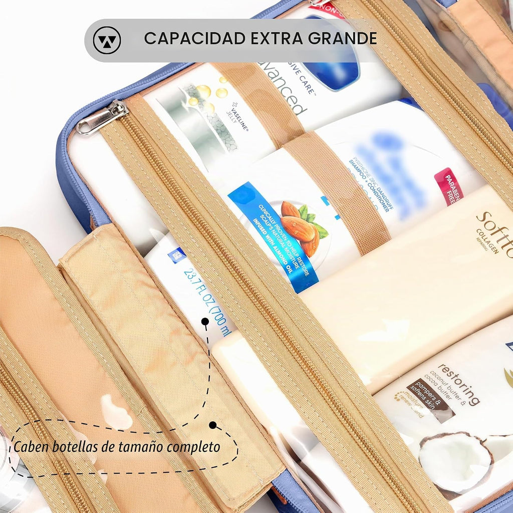 Neceser colgante de viaje para mujeres y hombres, con 6 fundas de s...