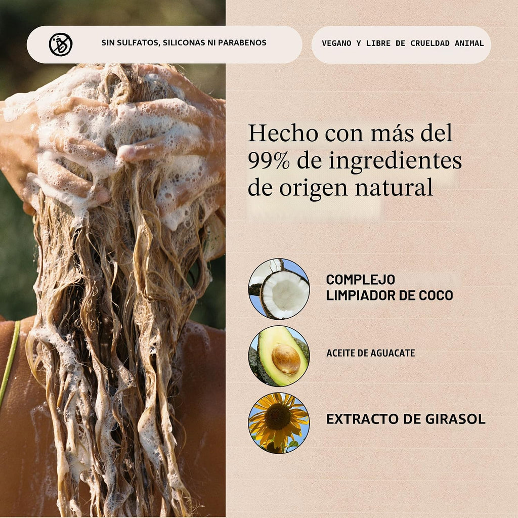California Naturals - Champú y acondicionador de coco, natural, veg...