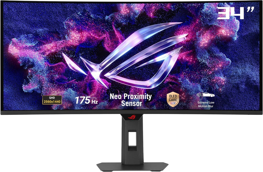 ASUS ROG Strix Monitor para juegos QD-OLED HDR ultra ancho de 34 pu...