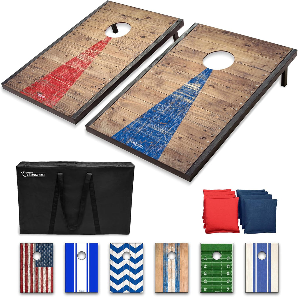 Juegos de Cornhole portátiles GoSports, 8 estilos \u2013 Elija 4 x...