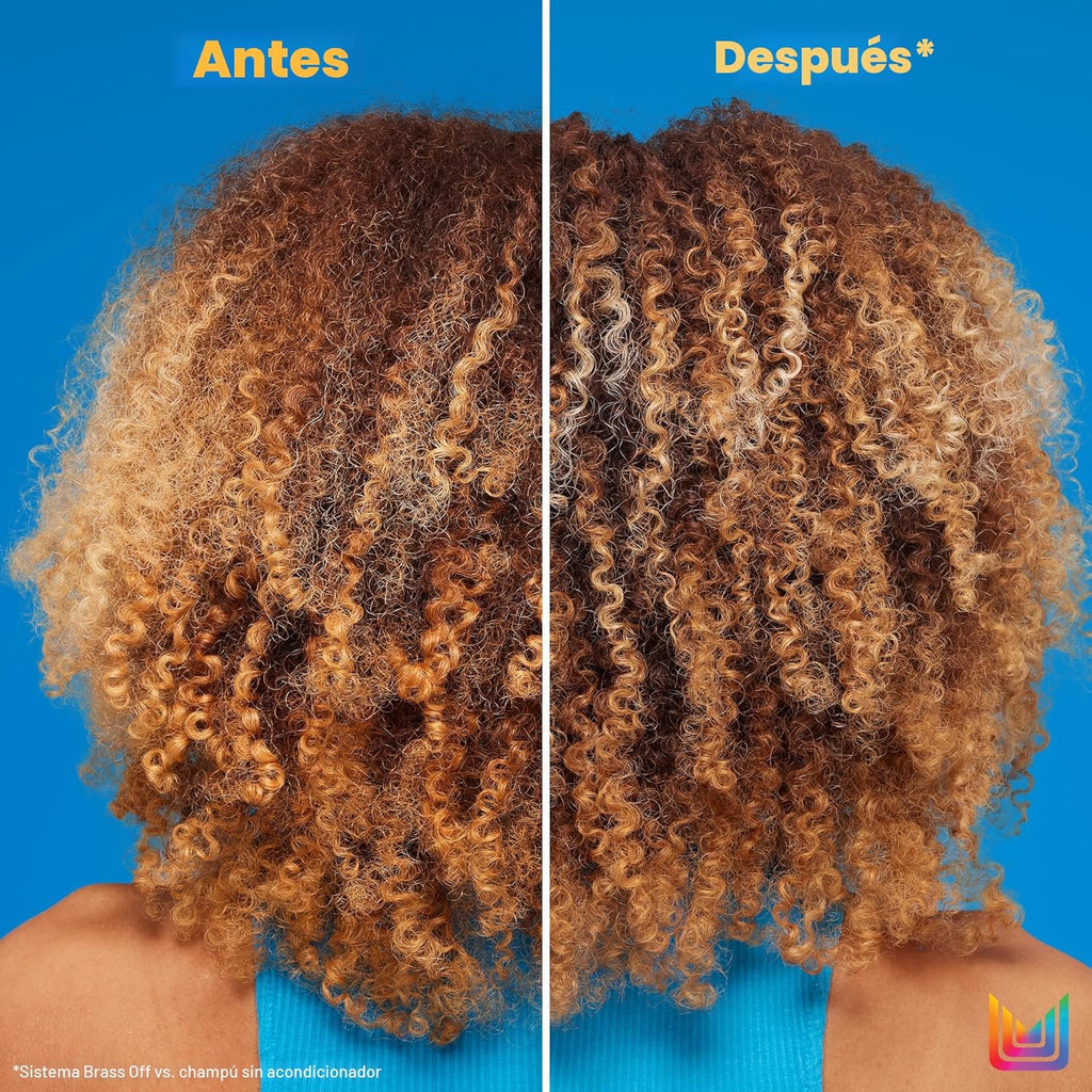 Matrix Brass Off Champú Azul Matizador - Refresca y Neutraliza Tono...