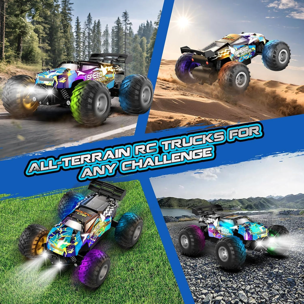Rcjoyou Auto a control remoto, Camión RC todoterreno 2WD, 20 KM\/H...