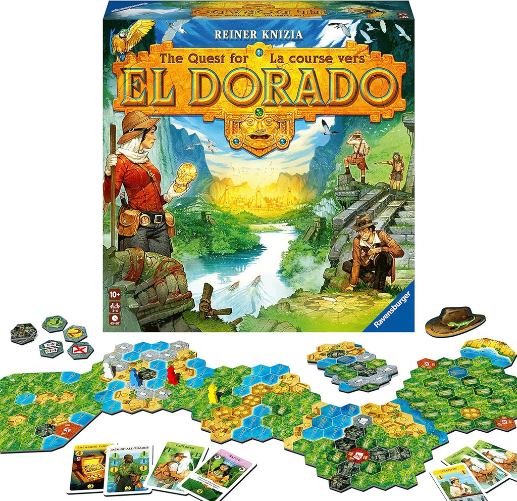 Ravensburger La búsqueda de El Dorado - Emocionante juego de mesa d...