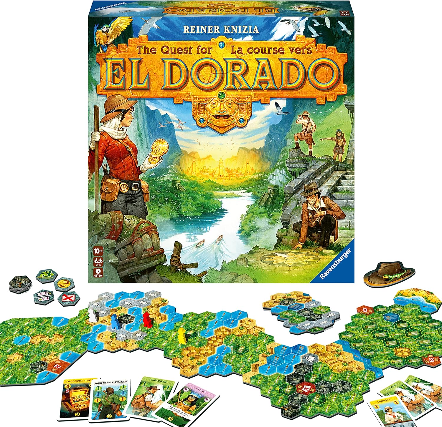 Ravensburger La búsqueda de El Dorado - Emocionante juego de mesa d...