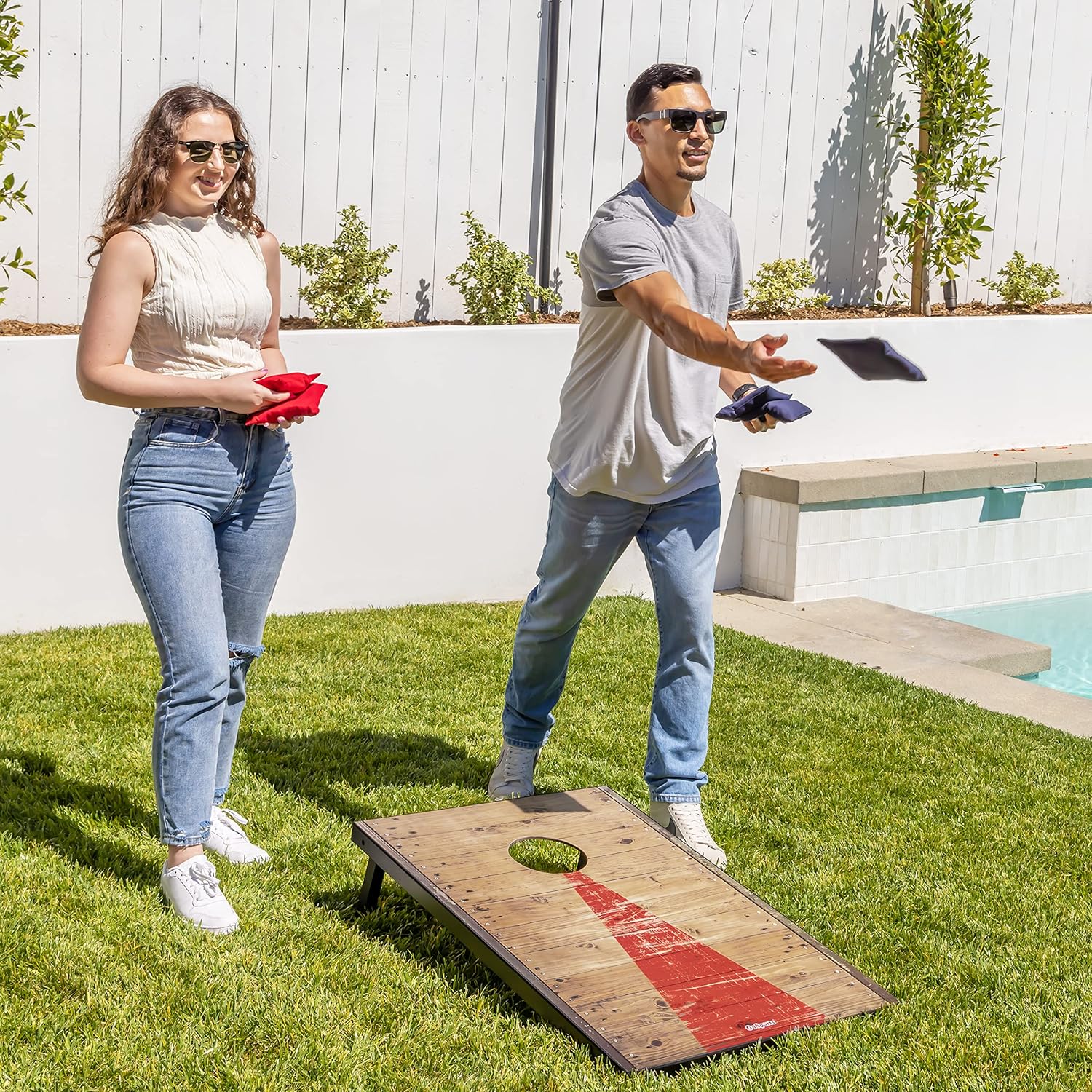 Juegos de Cornhole portátiles GoSports, 8 estilos \u2013 Elija 4 x...