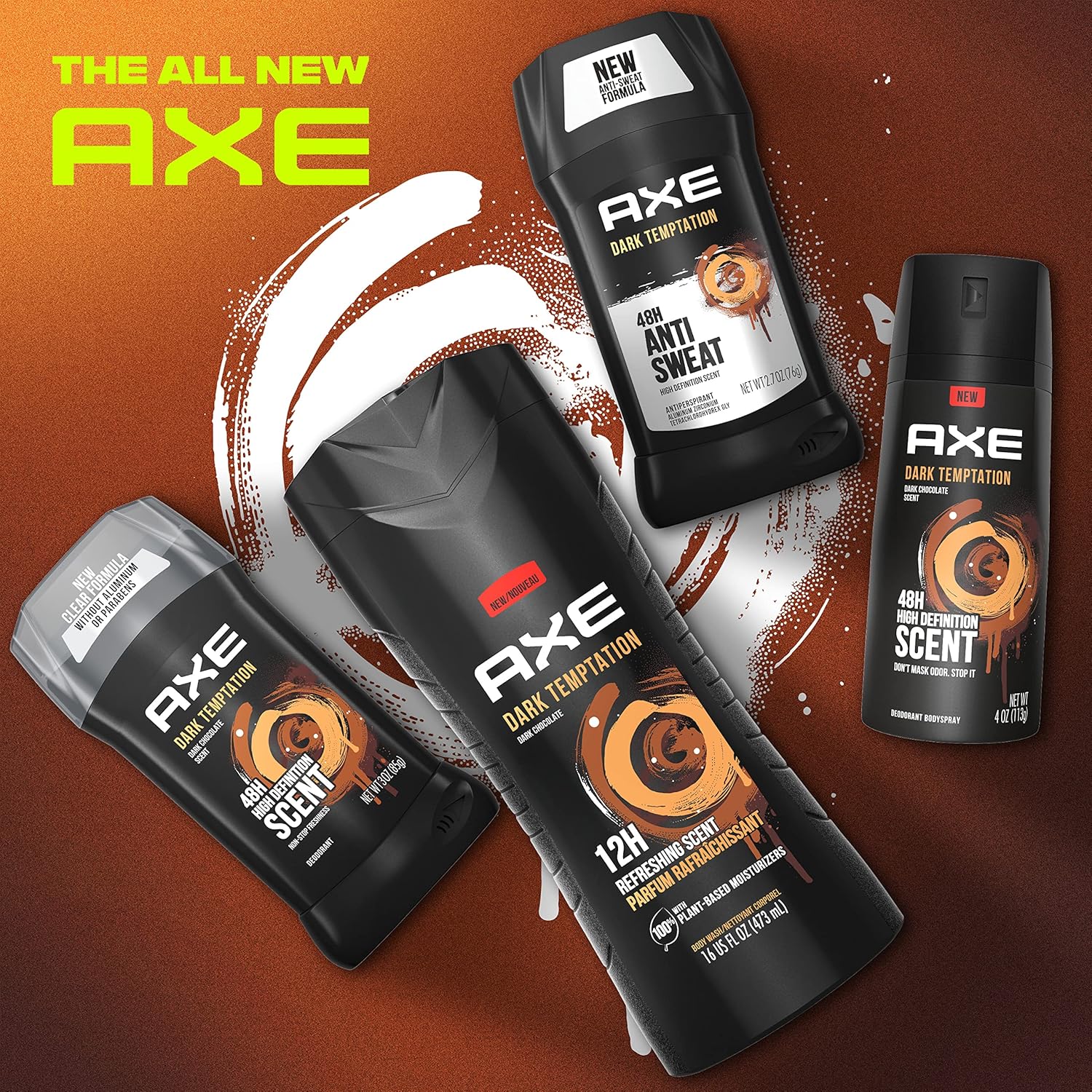 AXE Barra Antitranspirante para Hombres para Frescura de Larga Dura...