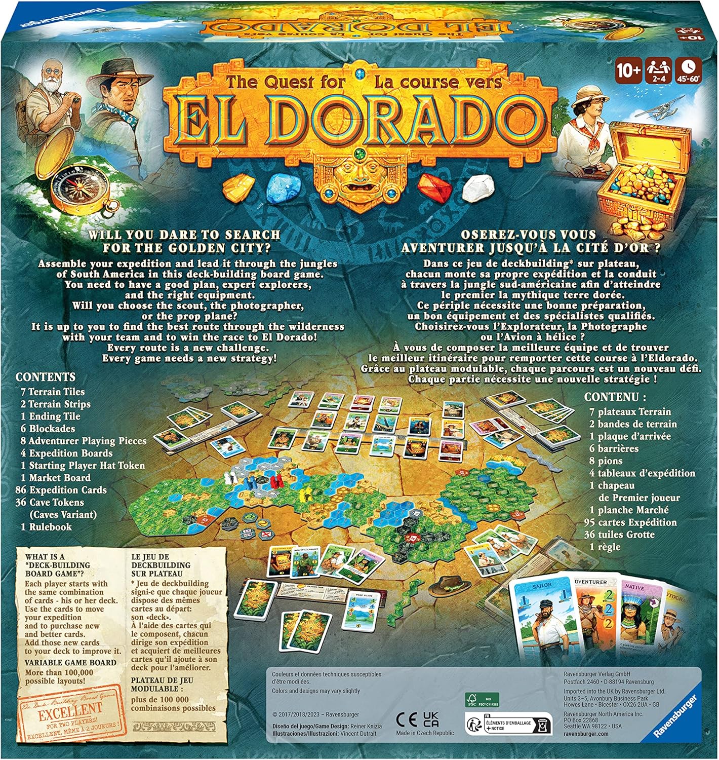 Ravensburger La búsqueda de El Dorado - Emocionante juego de mesa d...