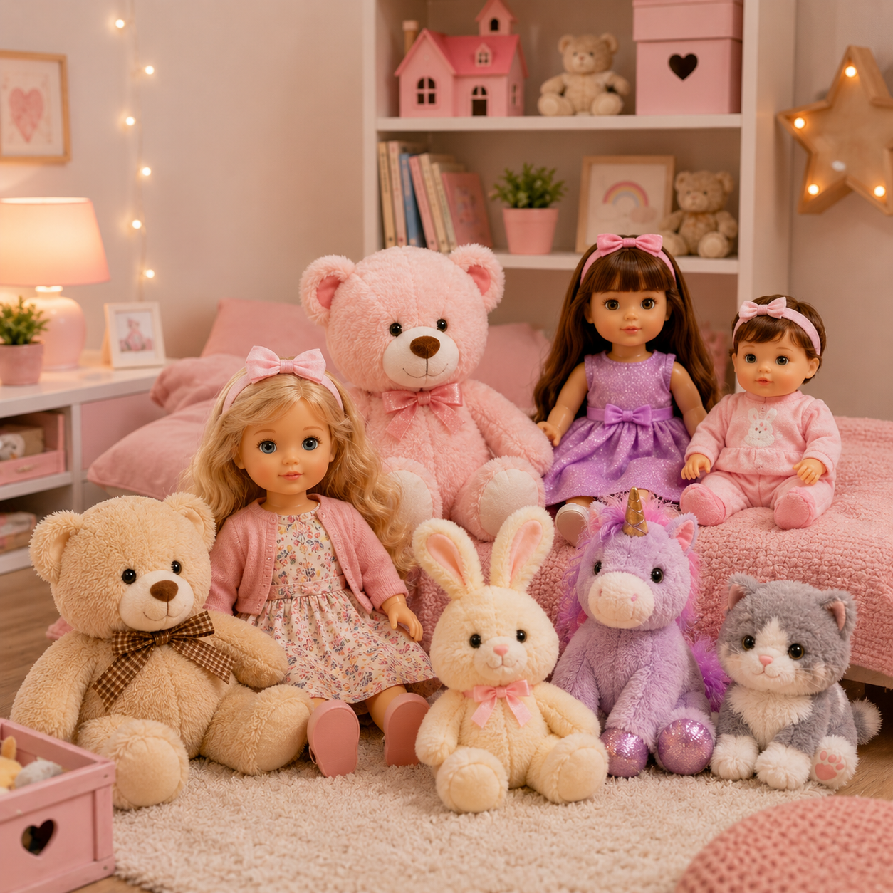 Muñecas, Peluches & Accesorios