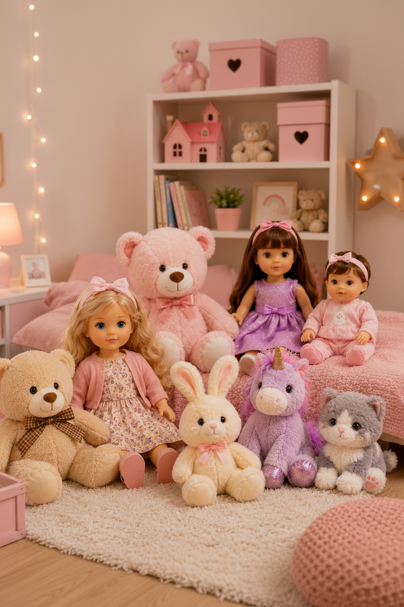 Muñecas, Peluches & Accesorios